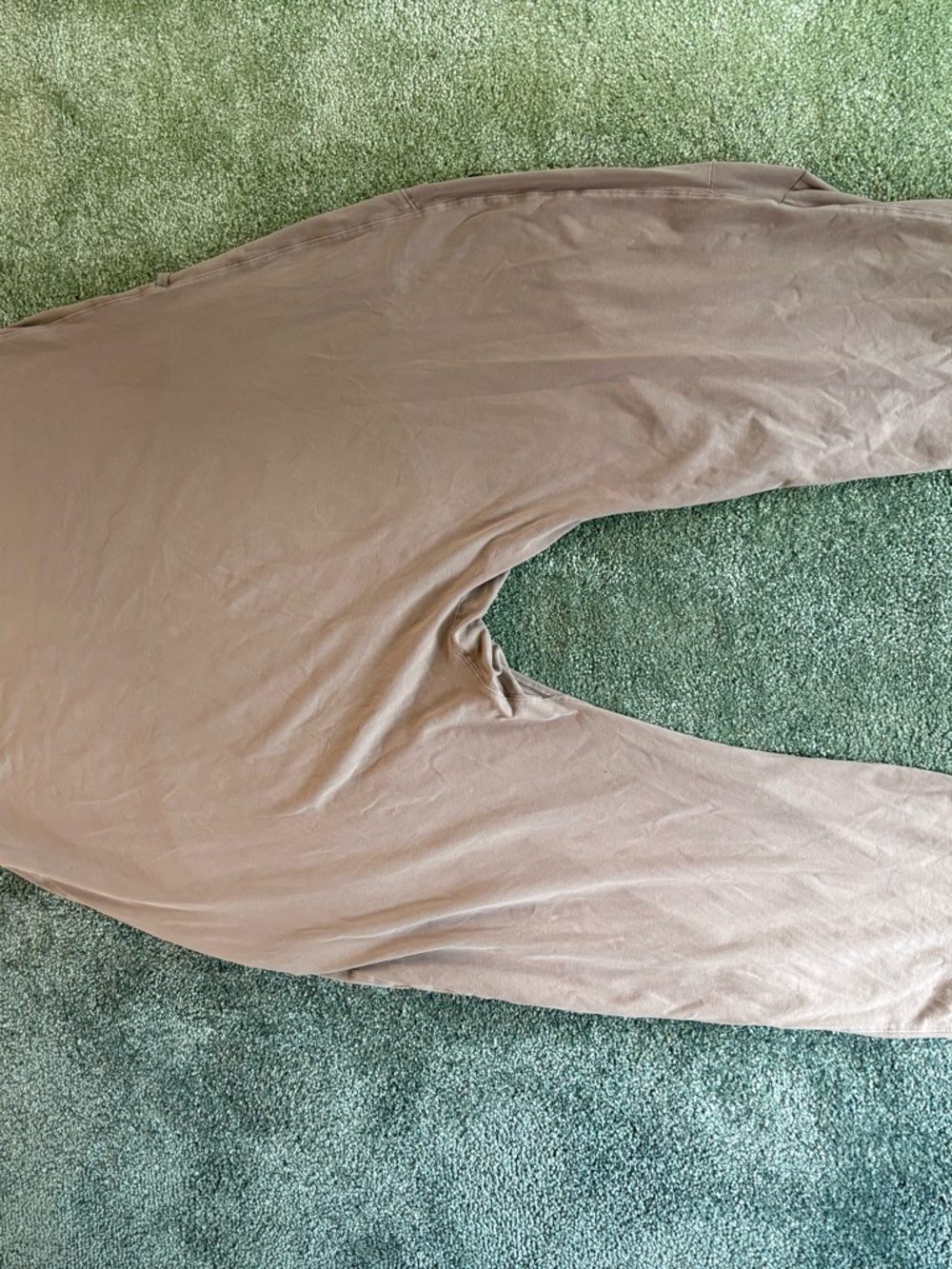 Free People Taupe V-Neck Slouchy Pocket Jumpsuit - Picture 3 of 4